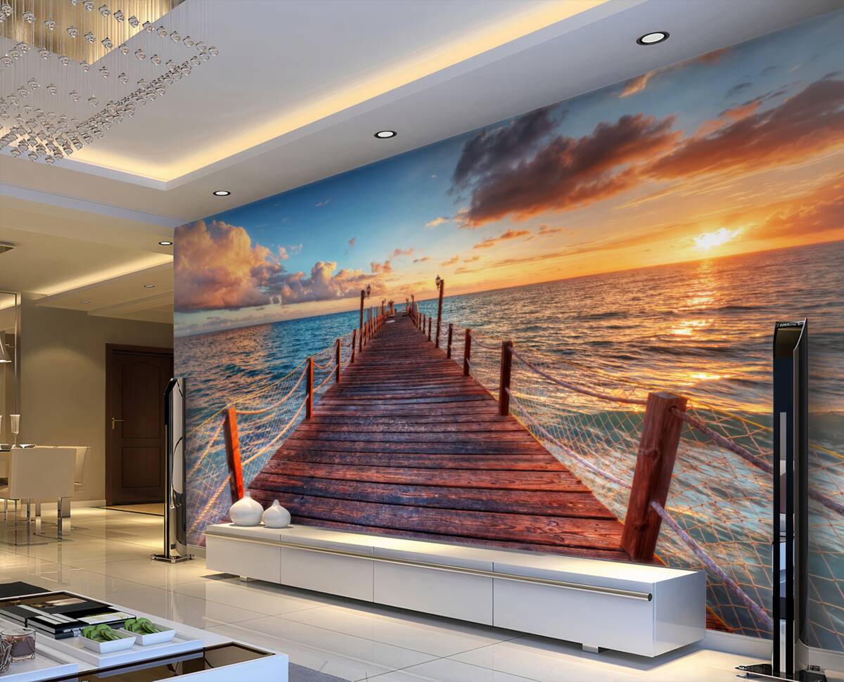 Fototapeta Most prowadzący do morza