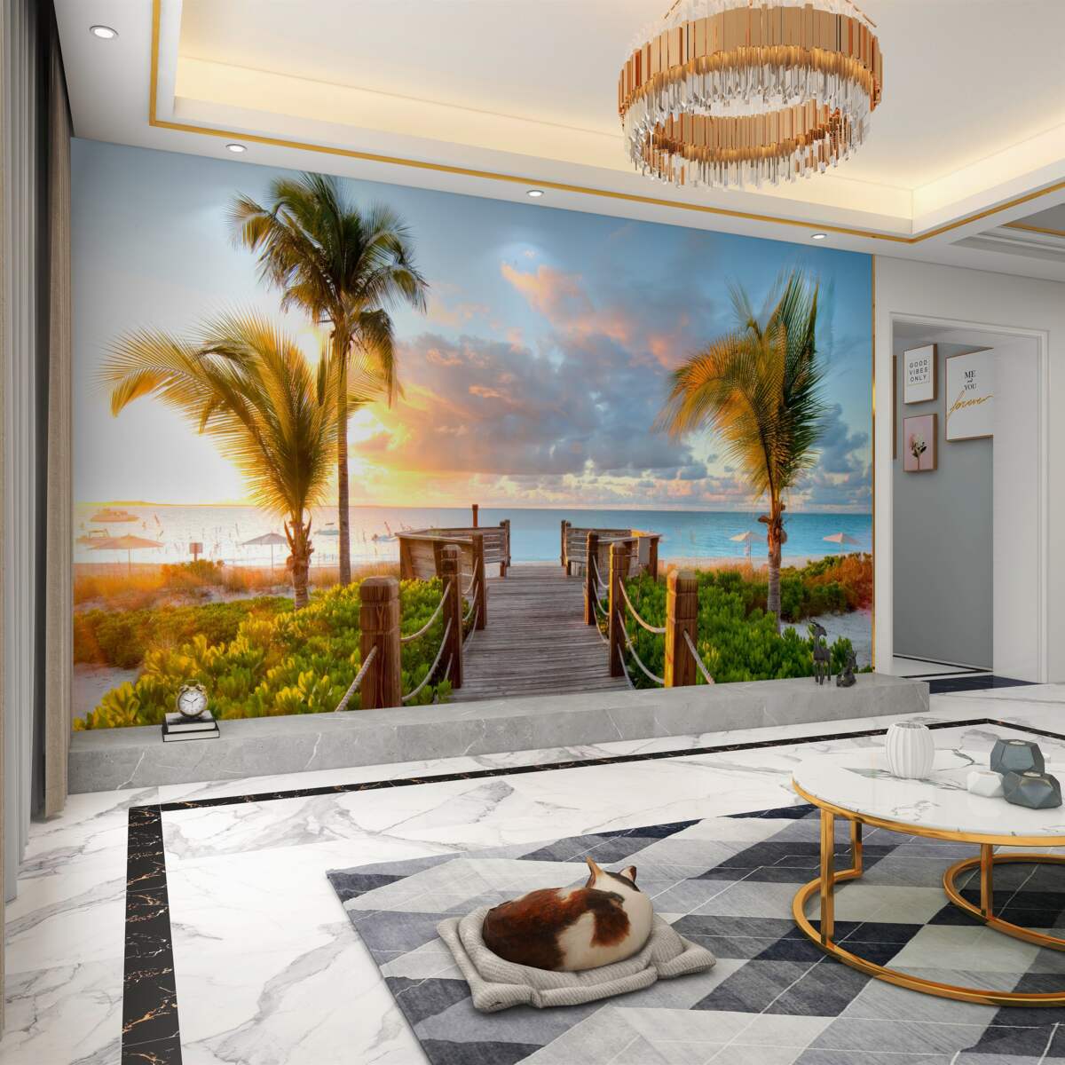 Fototapeta Most prowadzący do oceanu