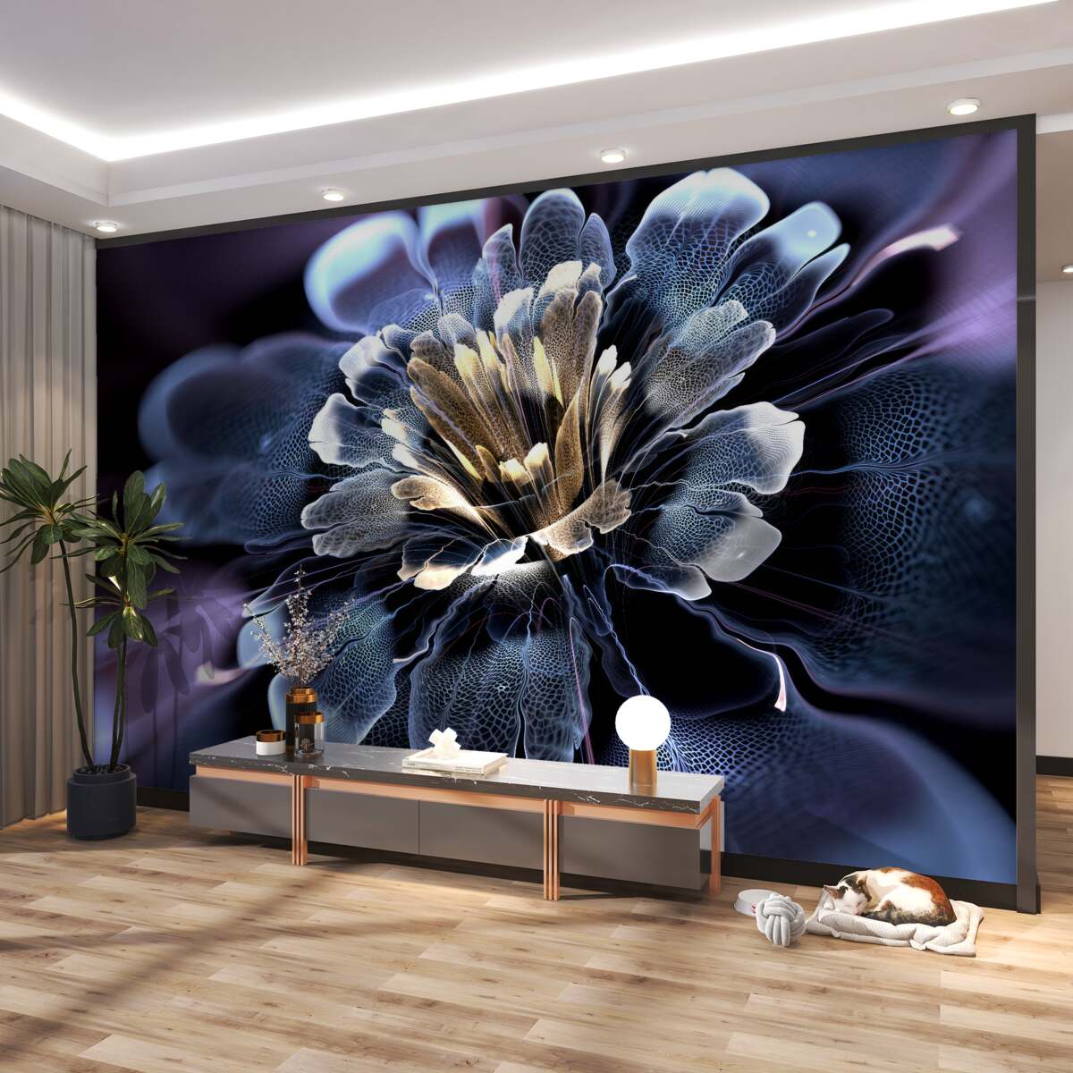 Fototapeta Niezwykły duży kwiat