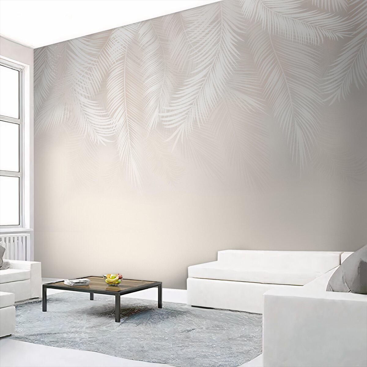 Fototapeta zwisają lekkie pióra