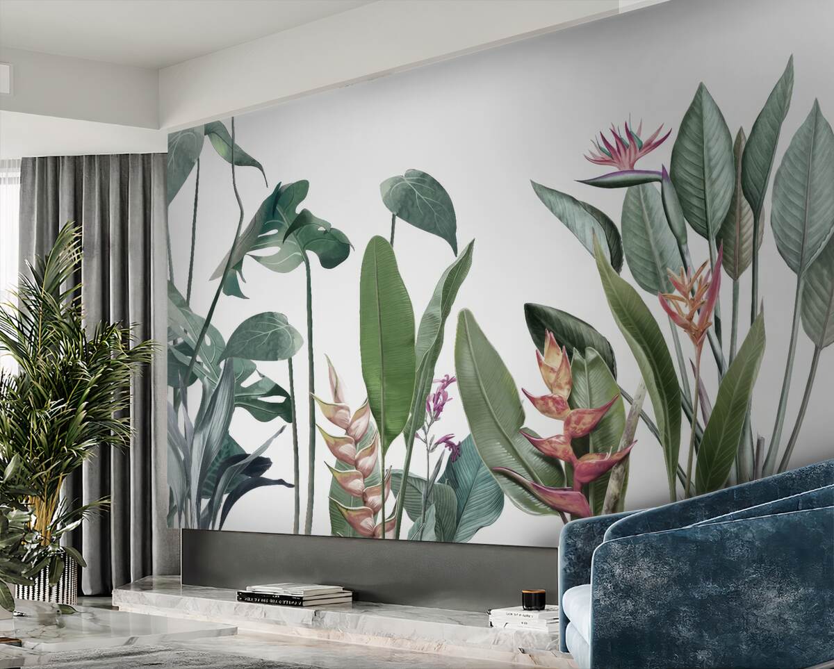 Fototapeta Różne liście tropikalne