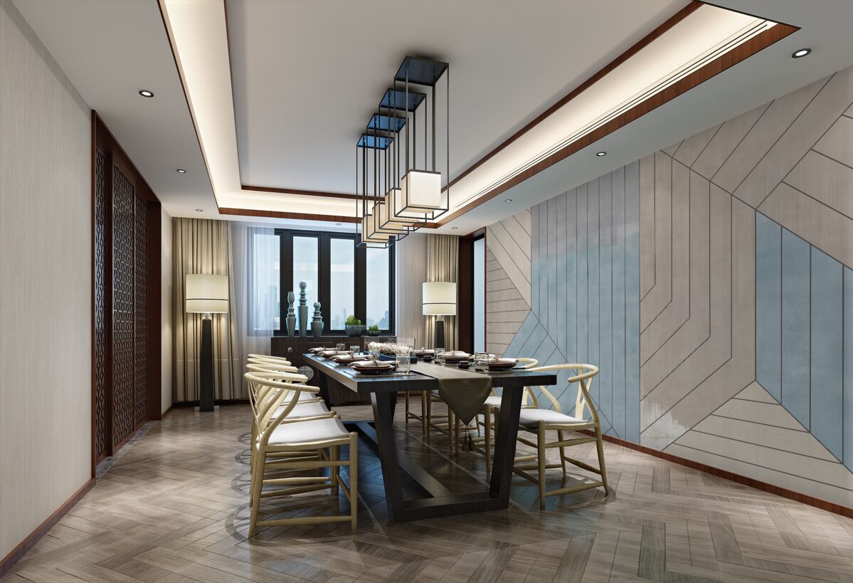 Fototapeta niebieskie linie i ser