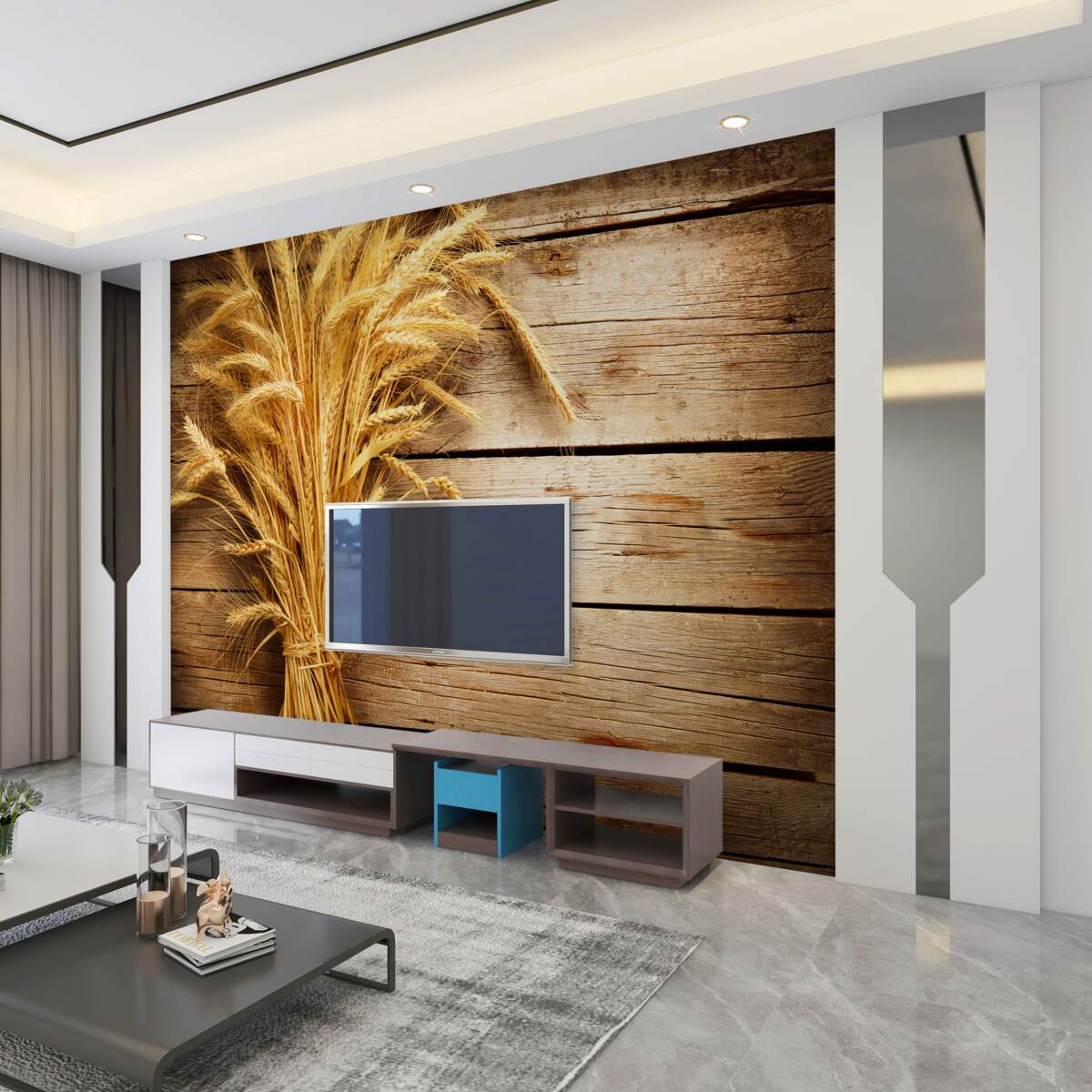 Fototapeta kłosy pszenicy związane