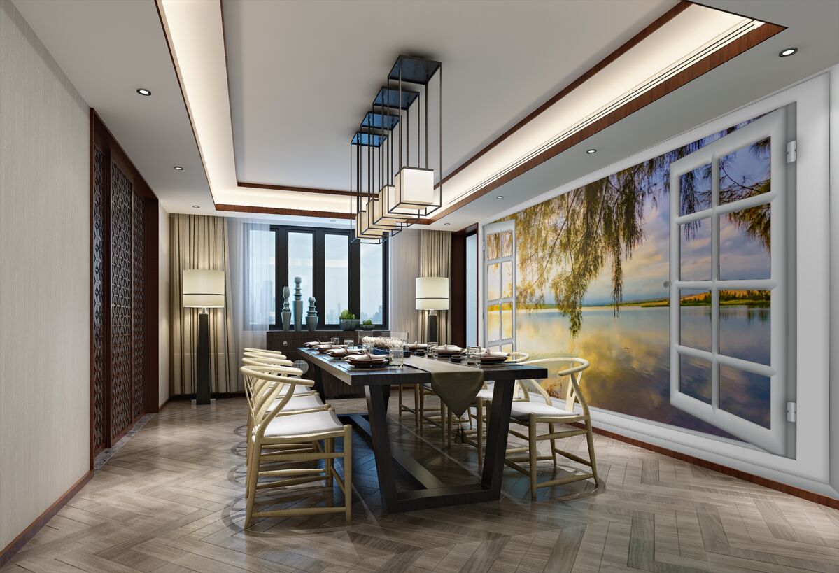 Fototapeta okno z widokiem na wodę