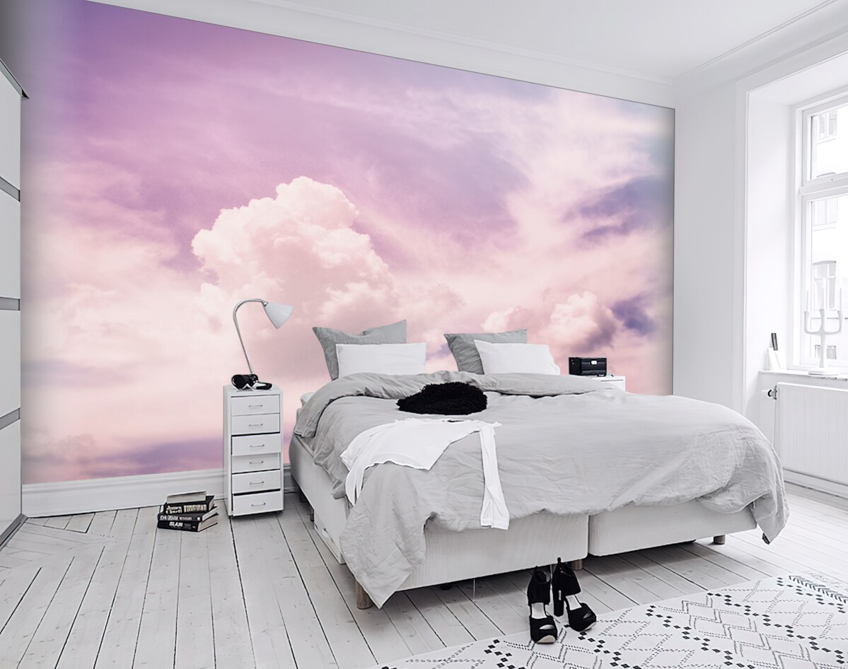 Fototapeta łagodne niebo z chmurami