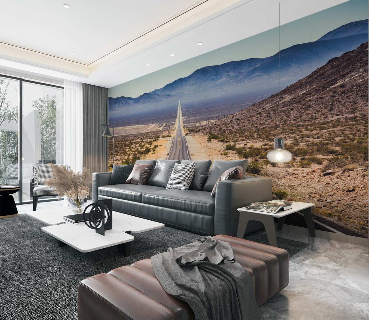 Fototapeta droga prowadząca do nieskończoności