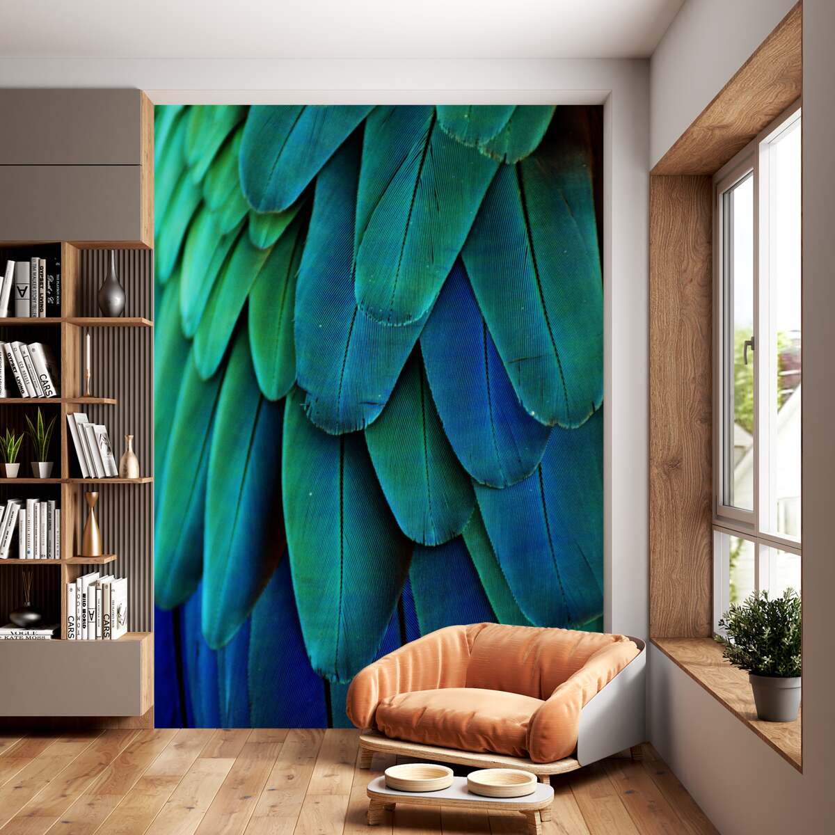 Fototapeta Duże ciemnozielone liście