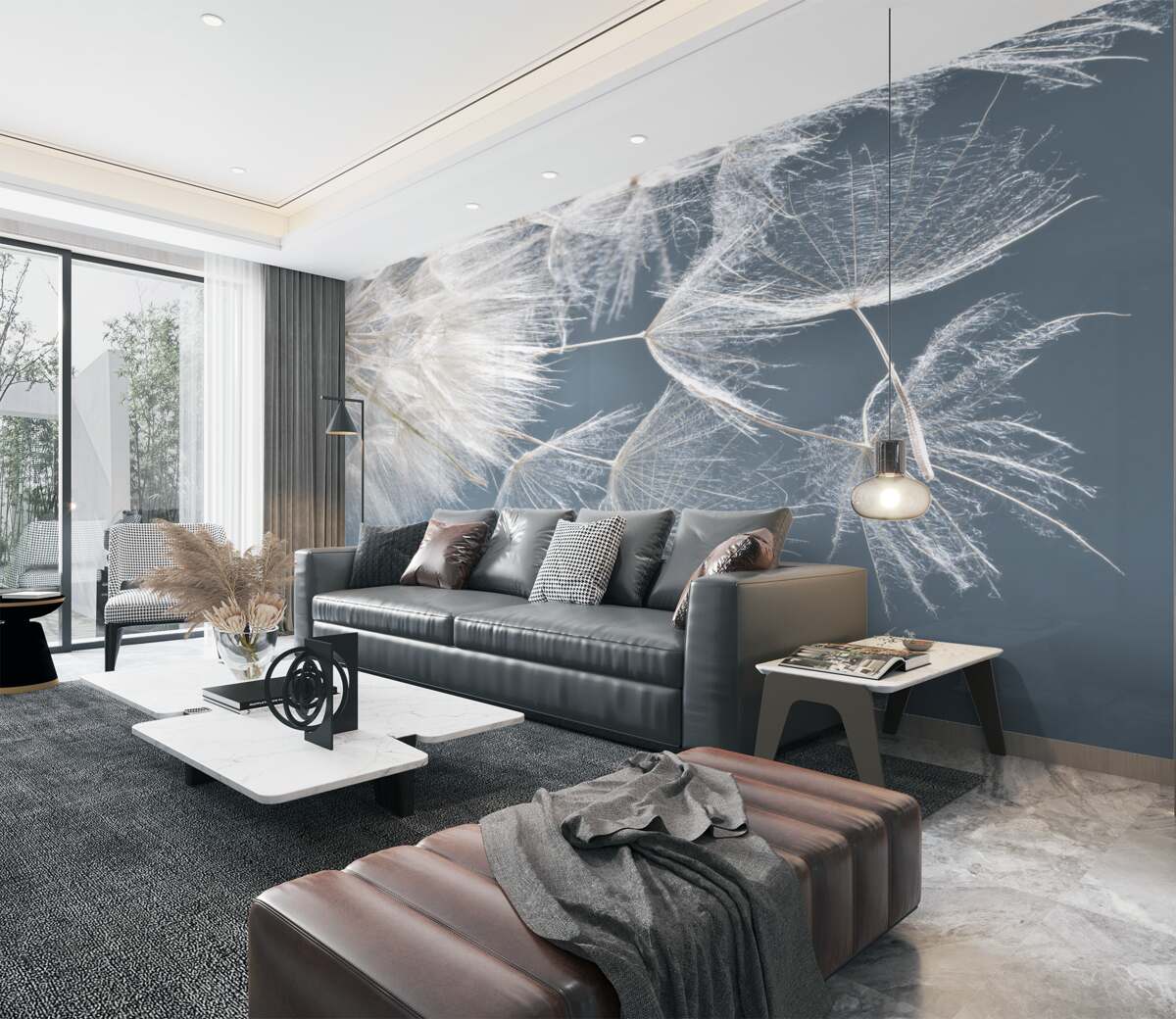 Fototapeta zdjęcie z bliska mniszka lekarskiego