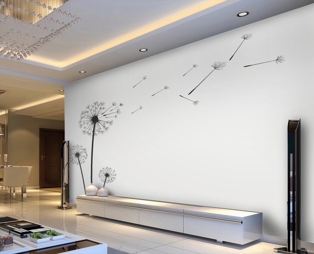 Fototapeta wyblakłe mlecze odlatują