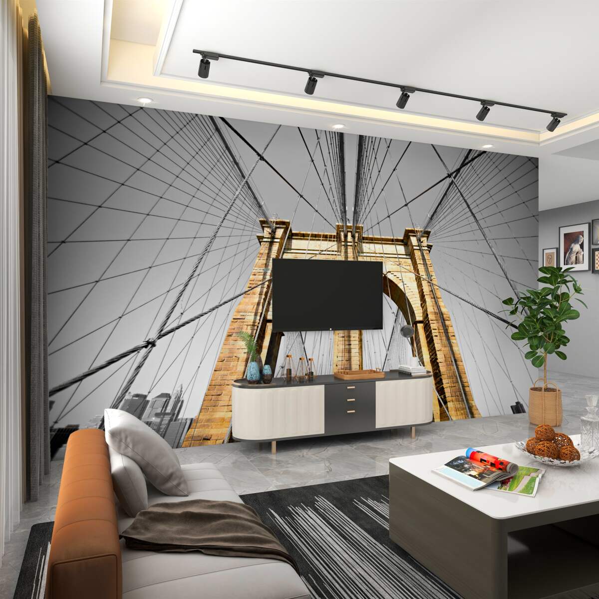 Fototapeta ciekawa perspektywa na most