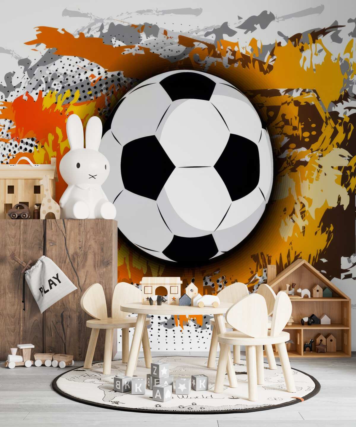 Fototapeta Duża piłka nożna