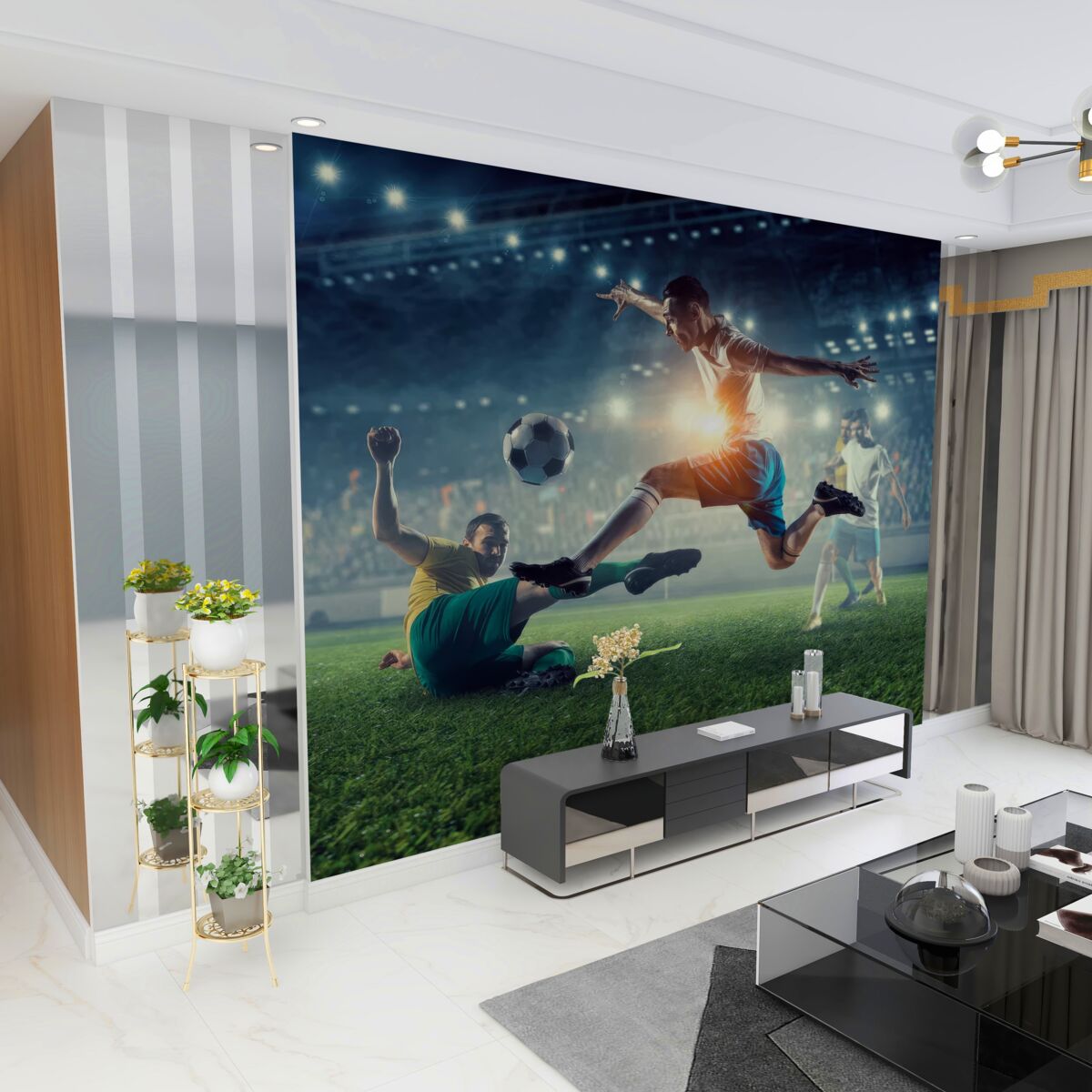 Fototapeta Mecz piłki nożnej