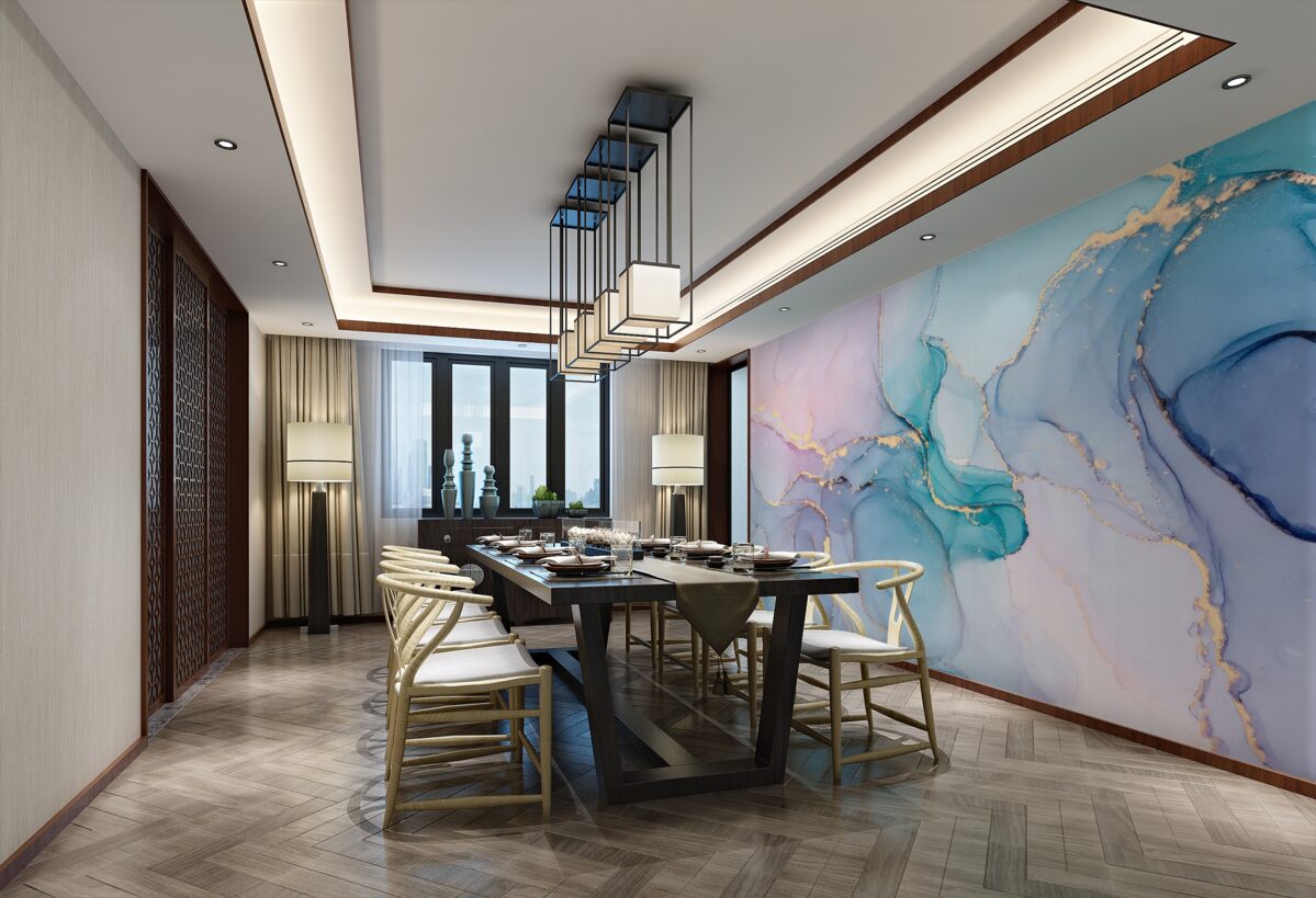 Fototapeta Odcienie marmurowego łóżka w tle