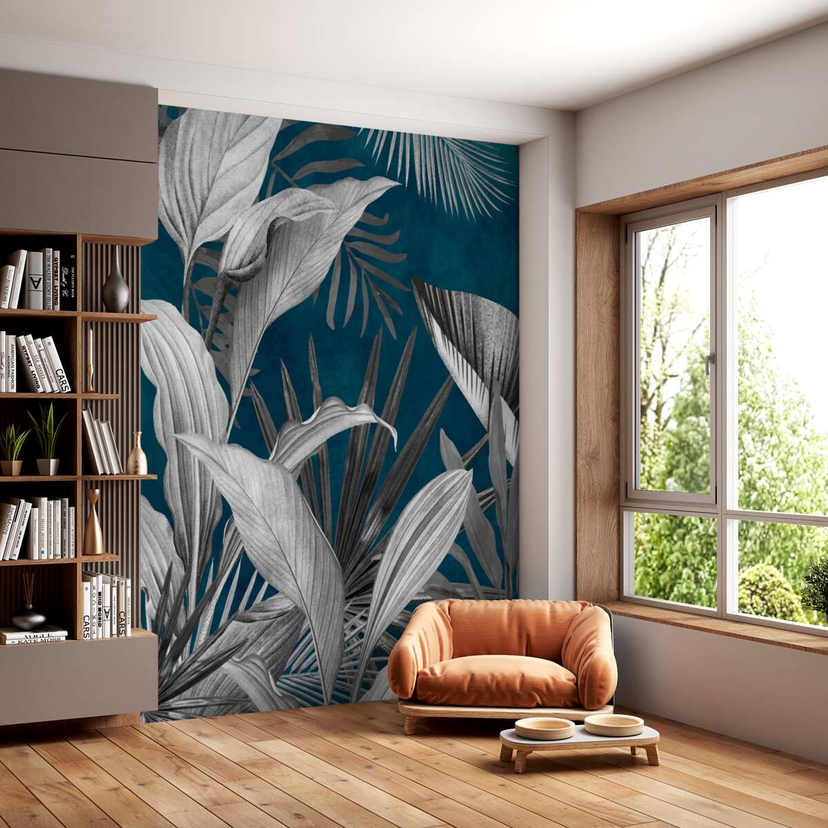 Fototapeta Jasne tło różnych liści