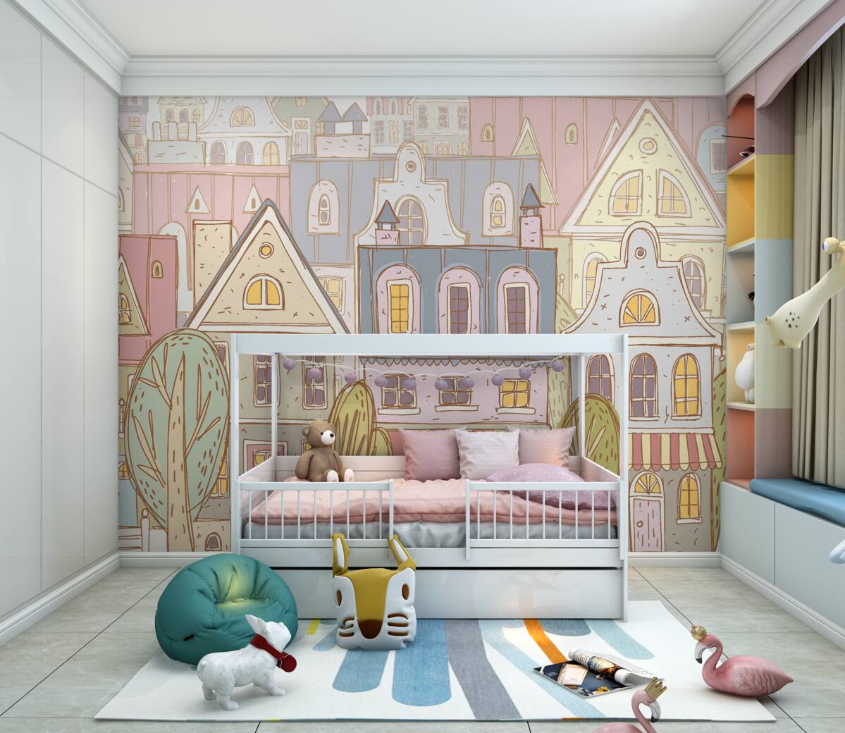 Fototapeta Różne domy