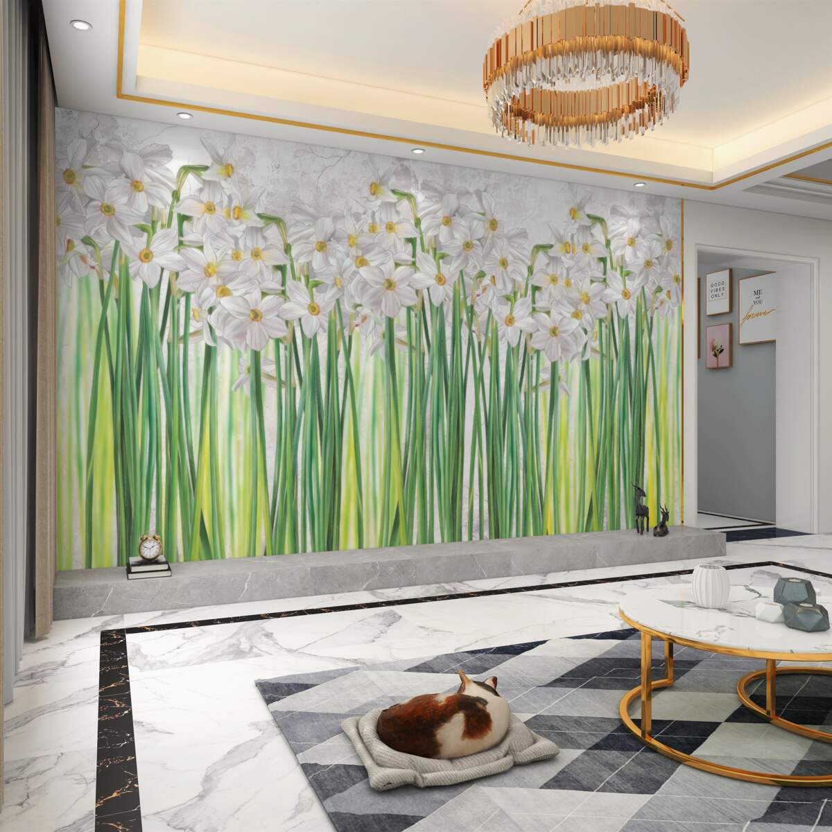 Fototapeta Białe żonkile