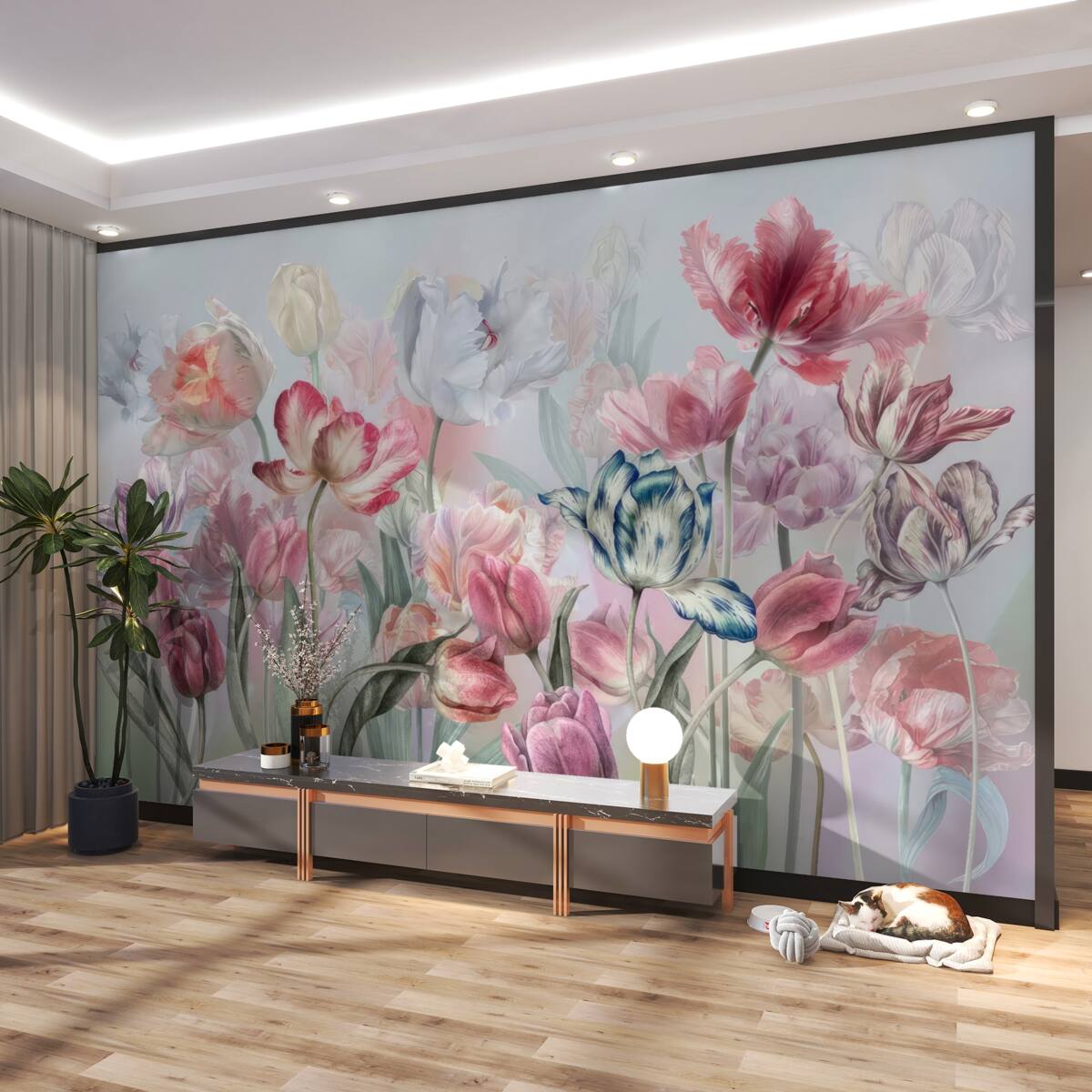 Fototapeta Różne piękne kwiaty