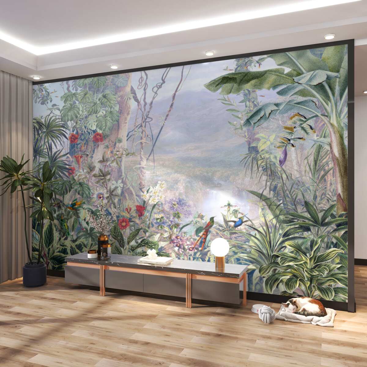 Fototapeta Ptaki w dżungli