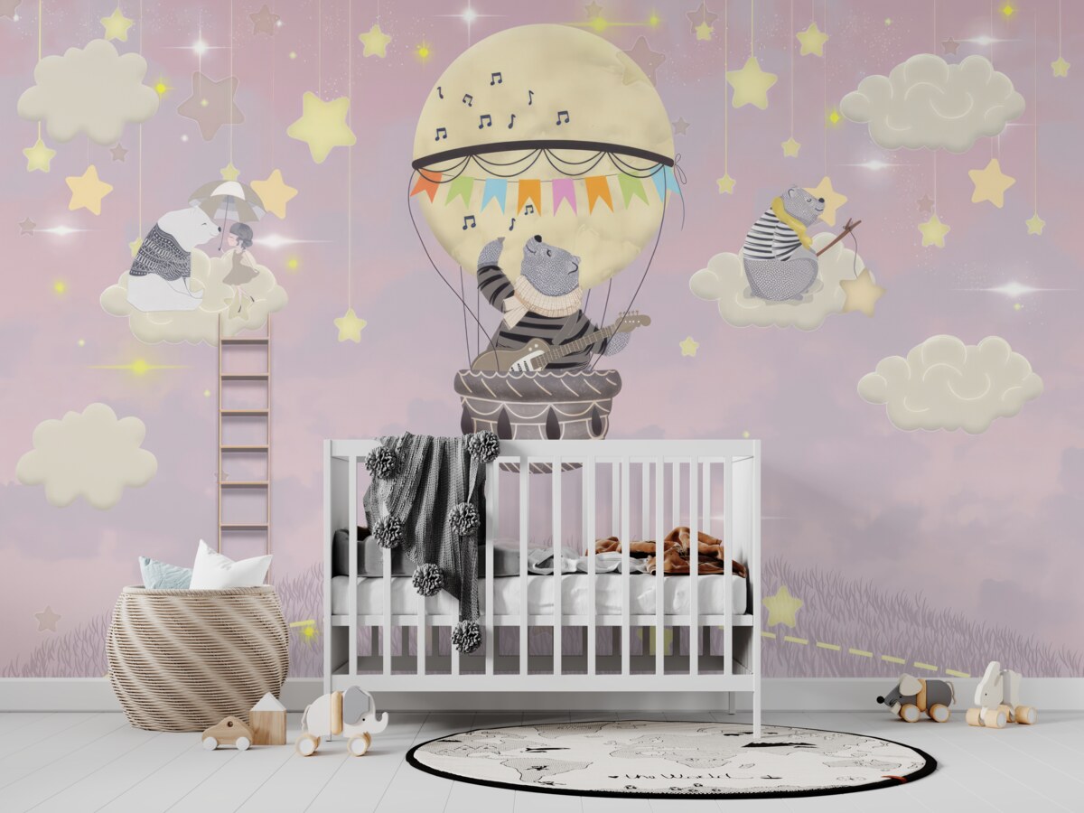 Fototapeta Niedźwiedzie na niebie