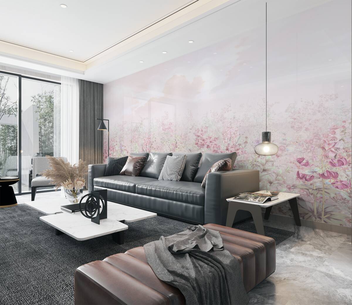 Fototapeta Pole kwiatów