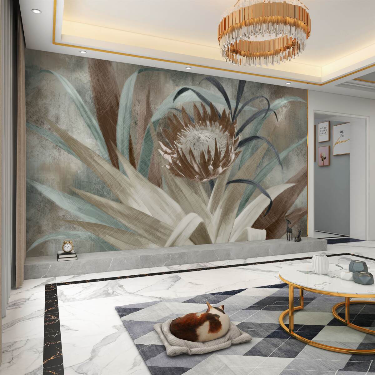 Fototapeta Niezwykły duży kwiat