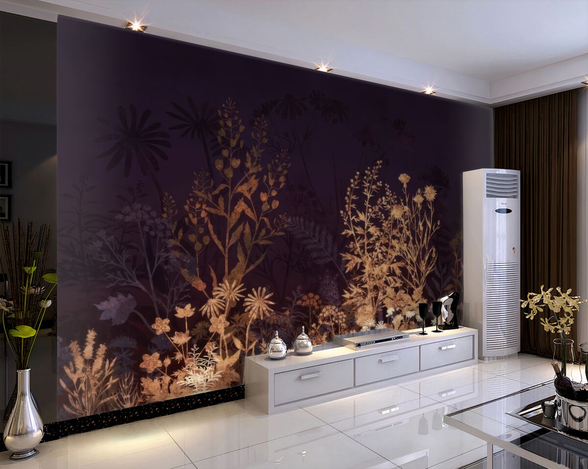 Fototapeta Księżyc oświetla śpiącą dżunglę