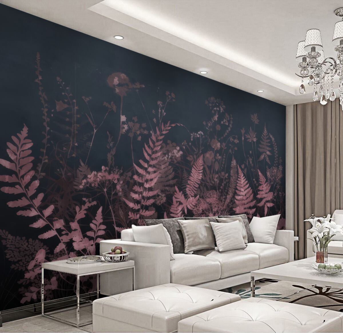 Fototapeta Liliowa paproć pod wodą