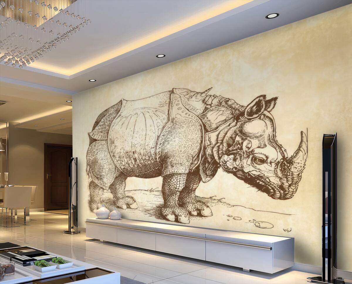 Fototapeta Silny nosorożec