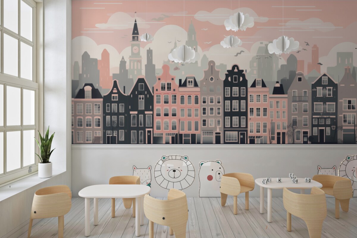 Fototapeta Miasto spotyka świt