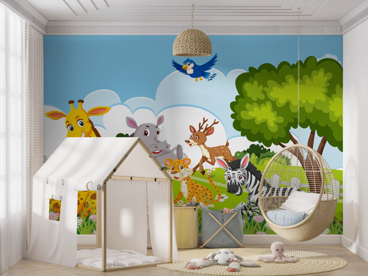 Fototapeta Młoda firma odpoczywa na polu