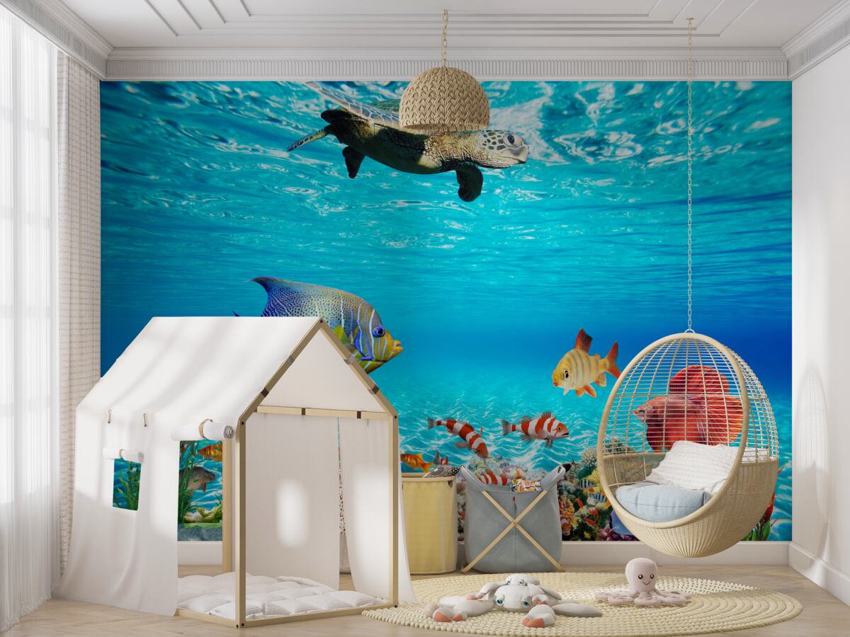 Fototapeta Mieszkańcy podwodnego oceanu