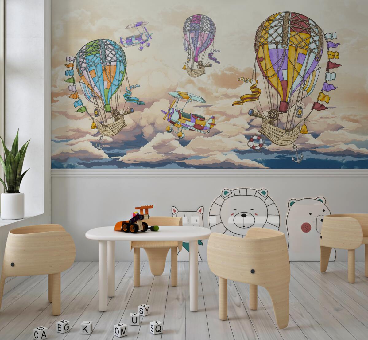 Fototapeta Młodzi zdobywcy przestrzeni powietrznej