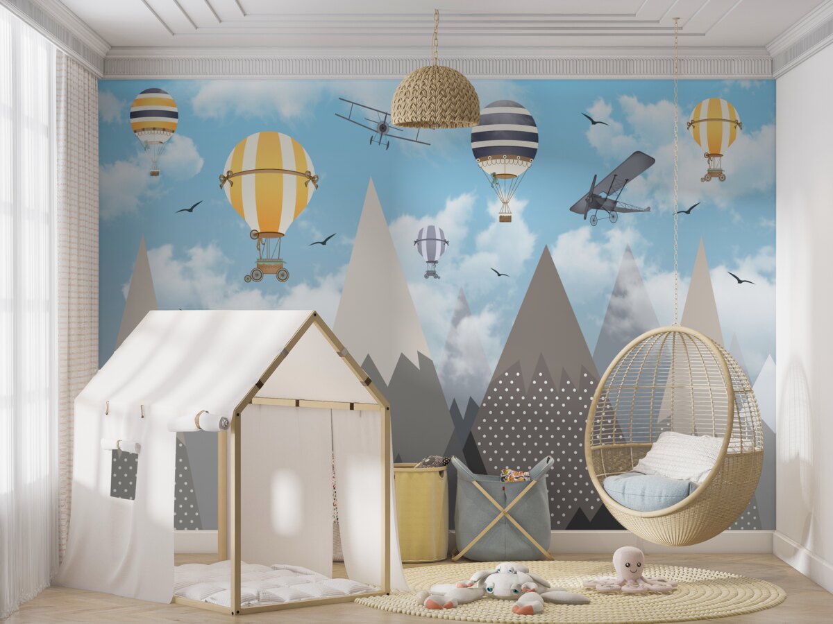 Fototapeta Pojazdy nad górami