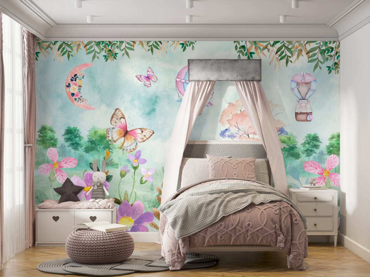 Fototapeta Jasny bajkowy świat w kolorach