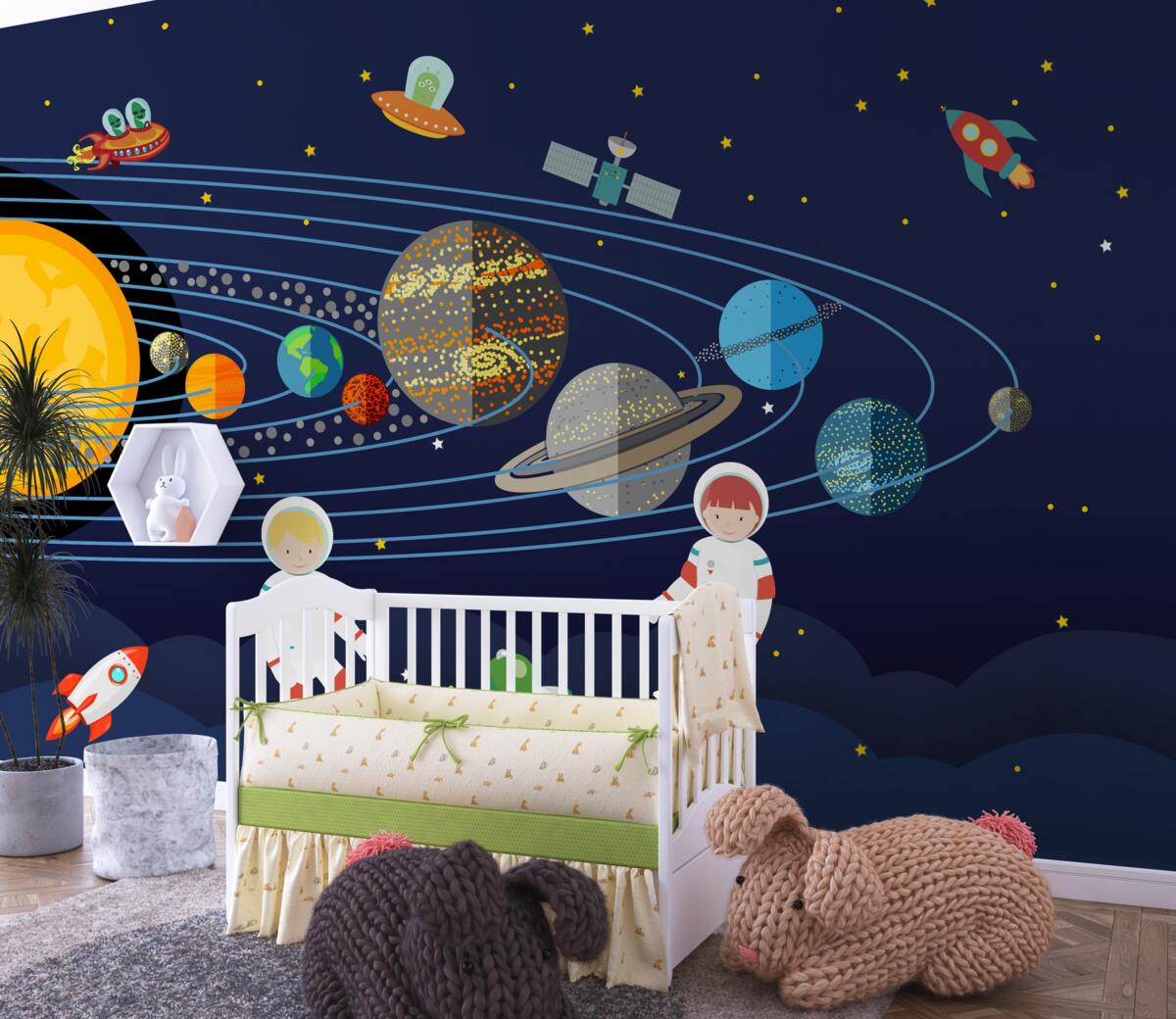 Fototapeta Ludzie i inni mieszkańcy kosmosu