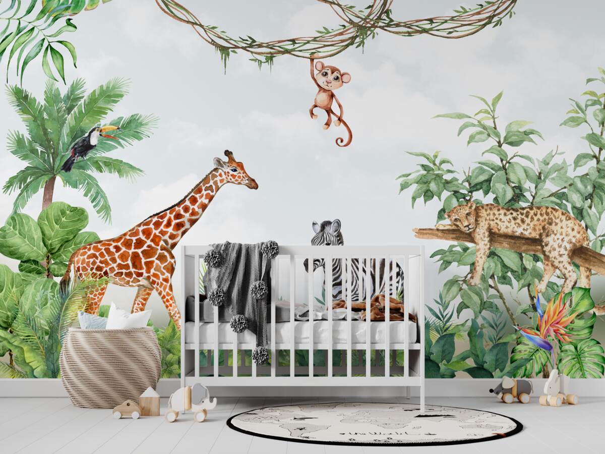 Fototapeta Zwierzęta tropikalne odpoczywają