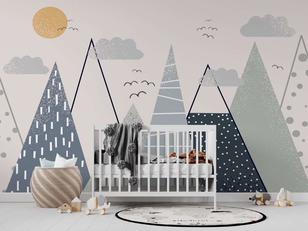 Fototapeta Zachód słońca nad górami