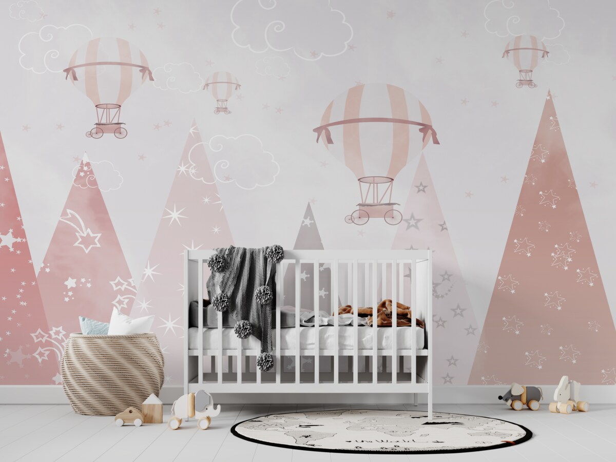 Fototapeta Balony posypują las gwiazdami