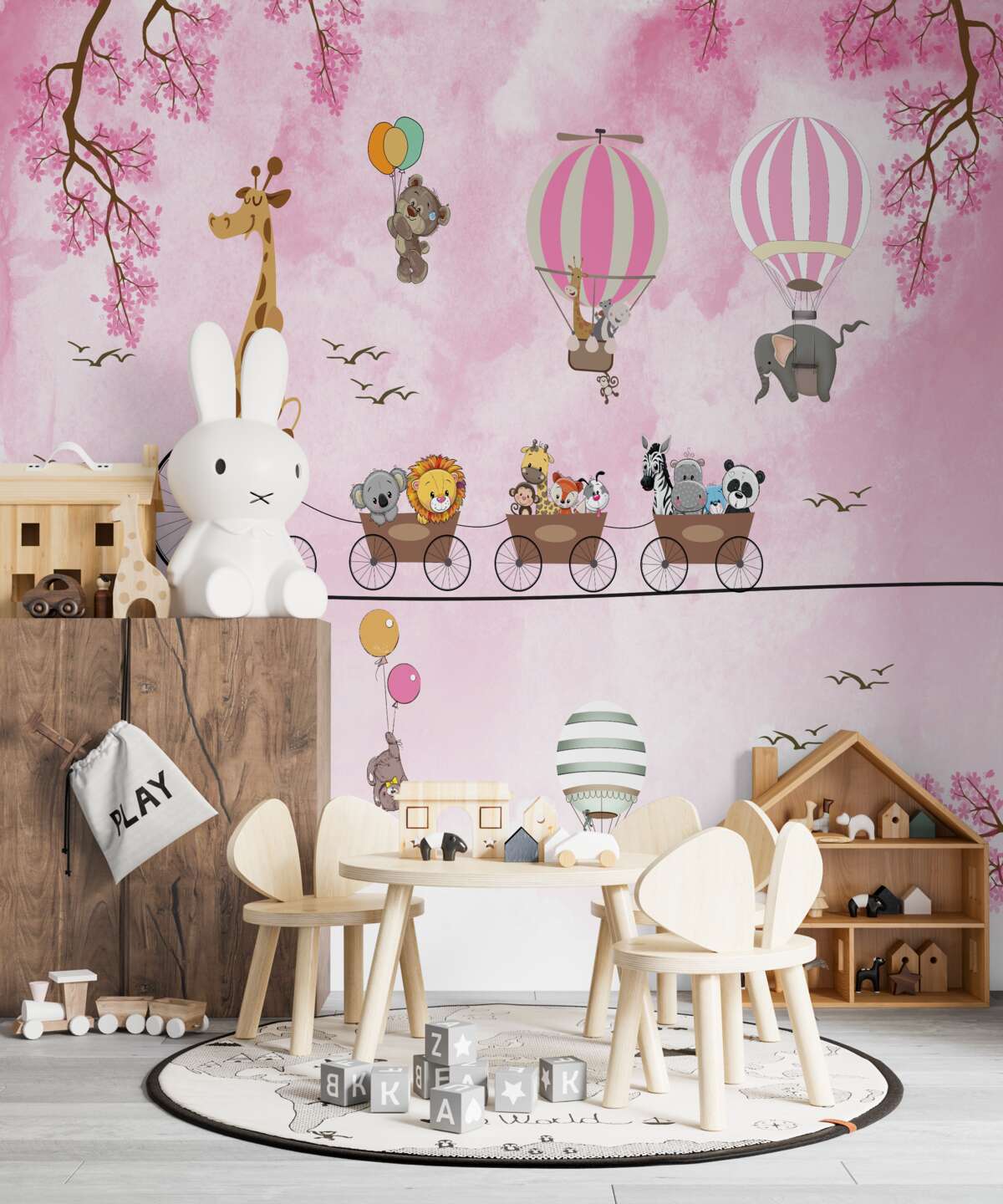 Fototapeta Młodzi akrobaci na linie