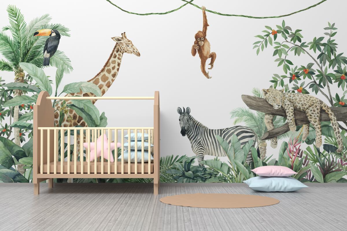 Fototapeta Tropiki się bawią