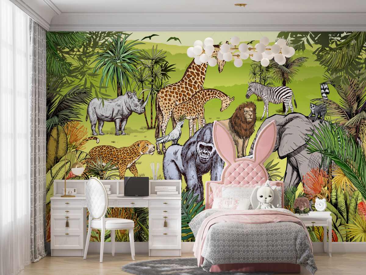 Fototapeta Najpotężniejsi mieszkańcy dżungli