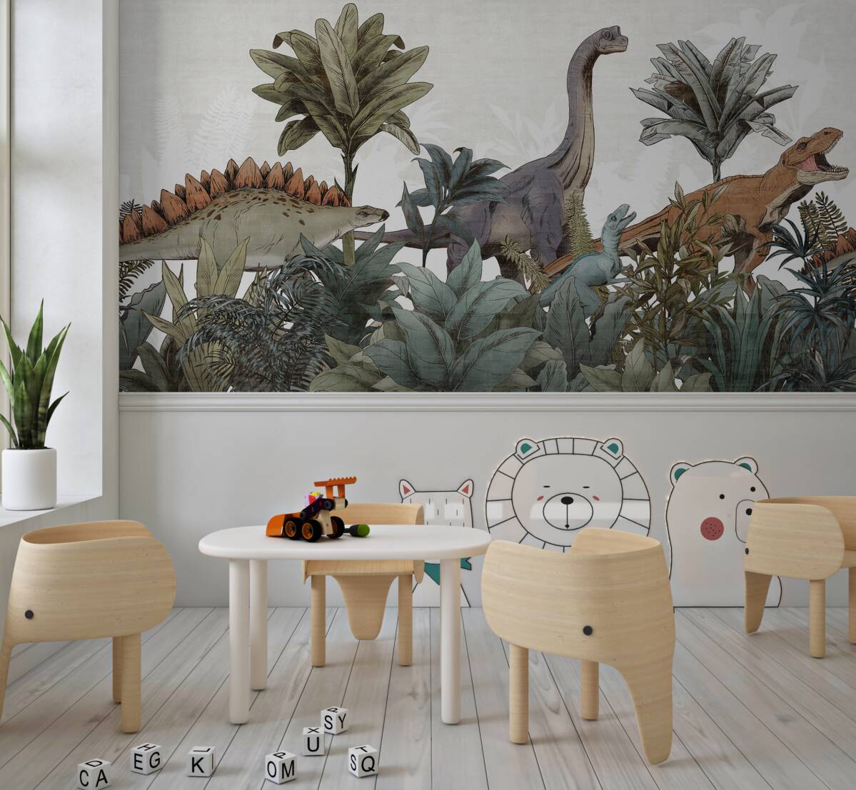 Fototapeta Potężne starożytne dinozaury