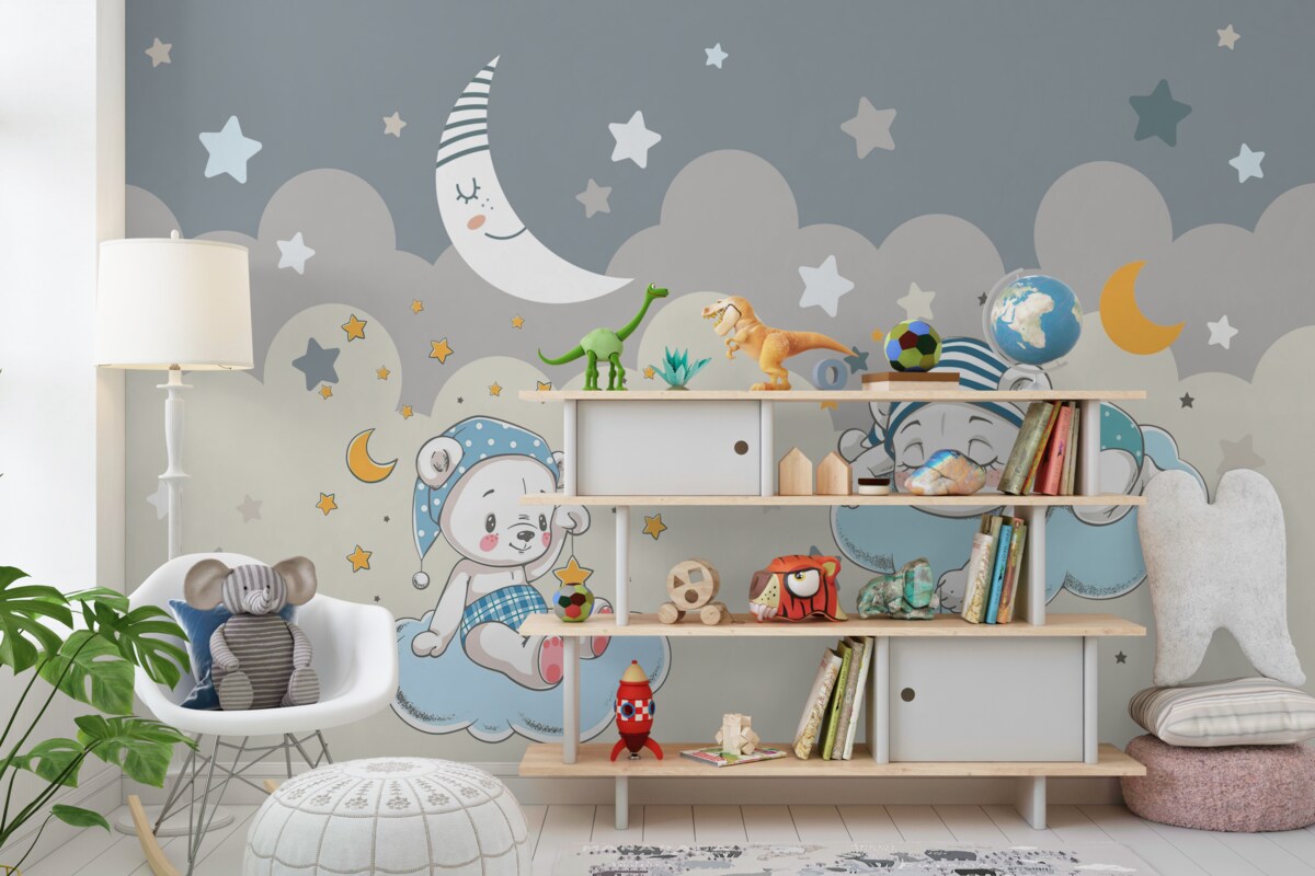 Fototapeta Niedźwiadki idą spać