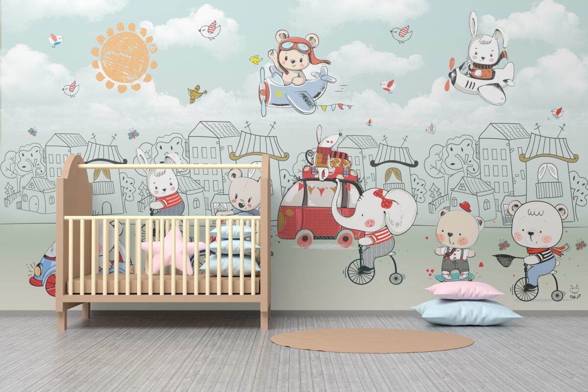 Fototapeta Niedźwiedzie idą na spacer