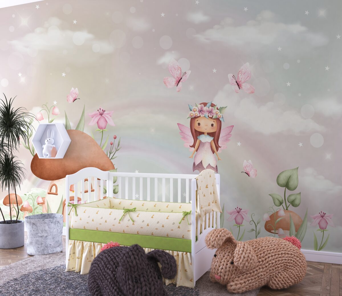 Fototapeta Wróżka i jej dom w lesie