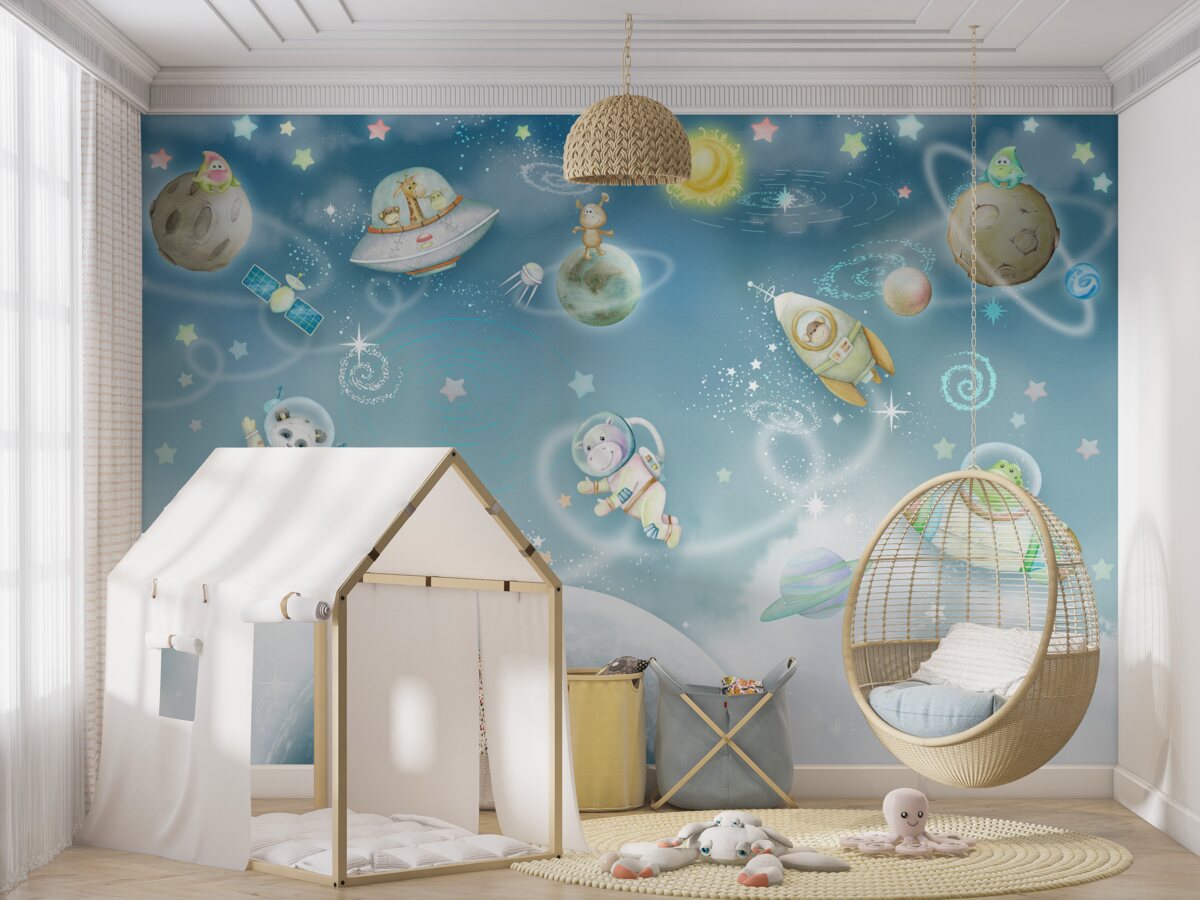 Fototapeta Zwierzęta badają przestrzeń