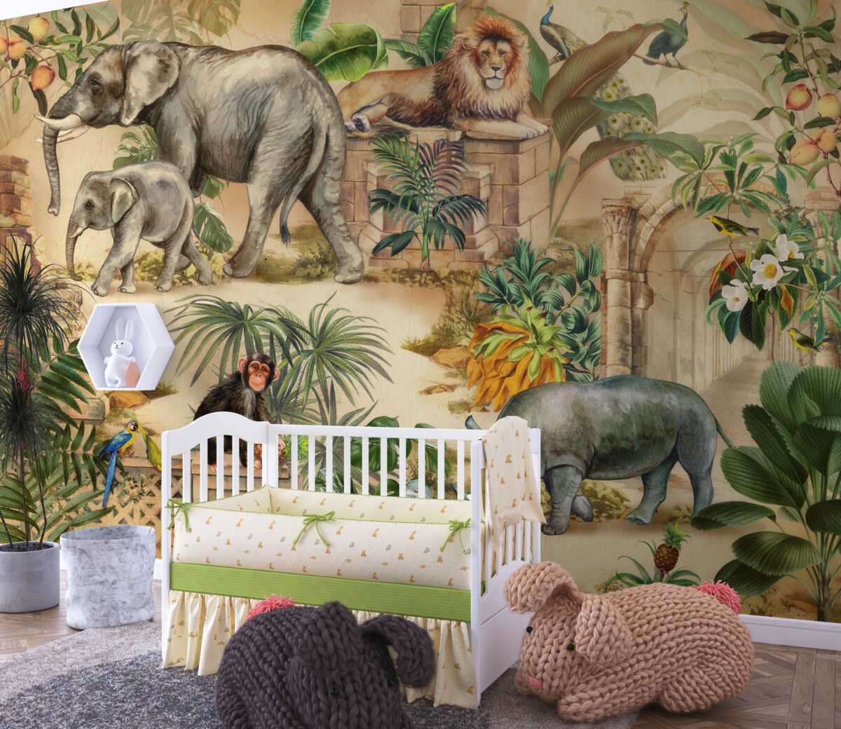 Fototapeta Główni mieszkańcy tropików