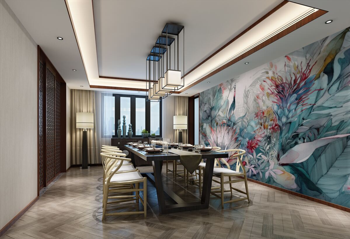 Fototapeta Kwiaty w tropikalnej dżungli