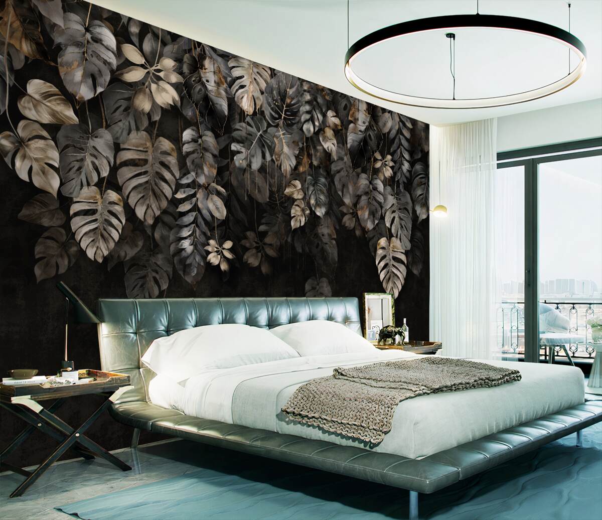 Fototapeta Wielka monstera odchodzi nocą