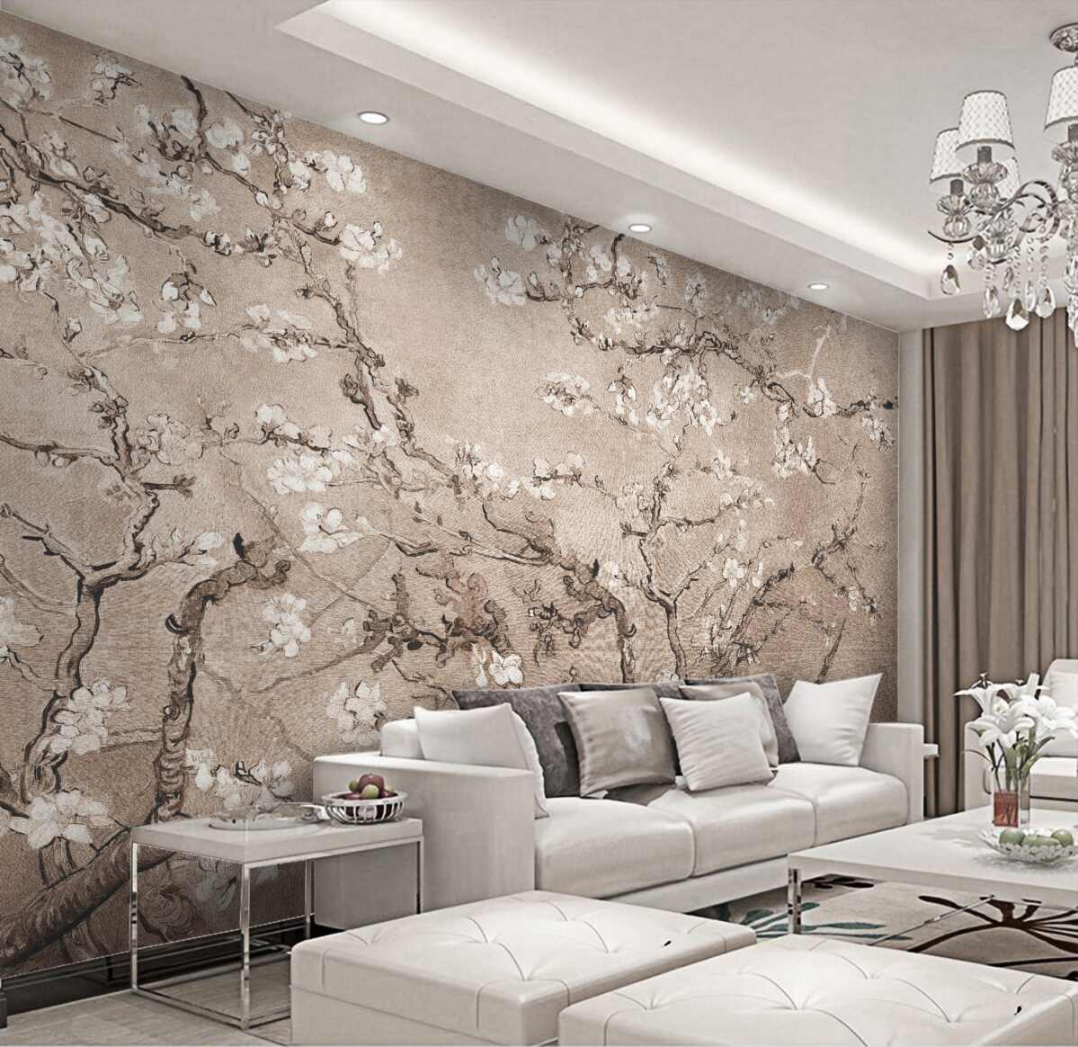 Fototapeta Kwiaty wiśni japońskiej